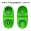 25lots Fishing Double Rattles Beads High Sensitivity Durability Fishing Gear Quickly Mount Tool for Dark Conditions
