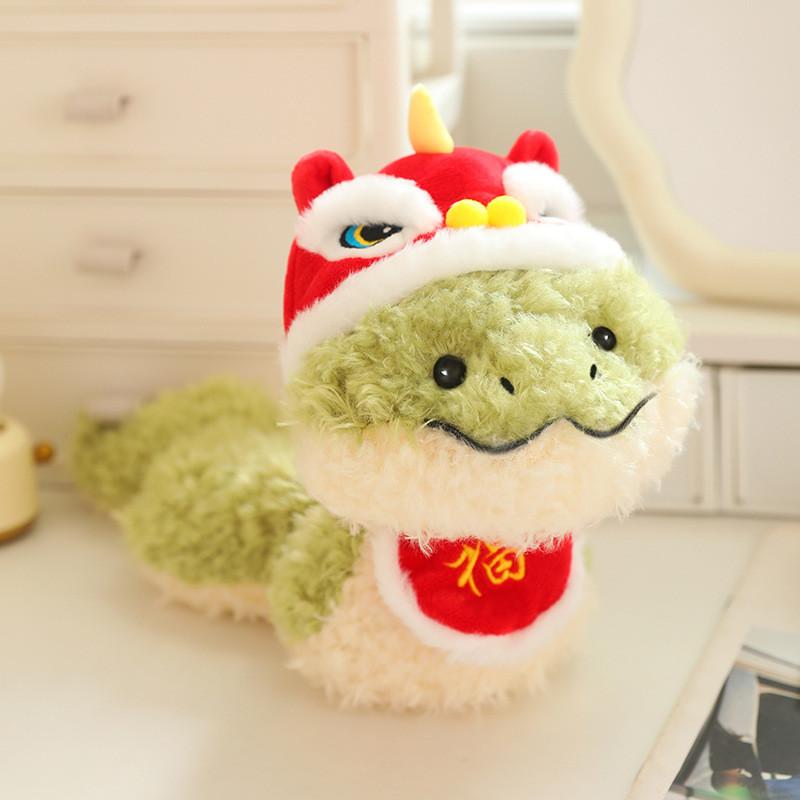 Adorable Snake Plush Toy 2025 Zodiac Year Lucky Gift Soft Cute Stuffed Animal