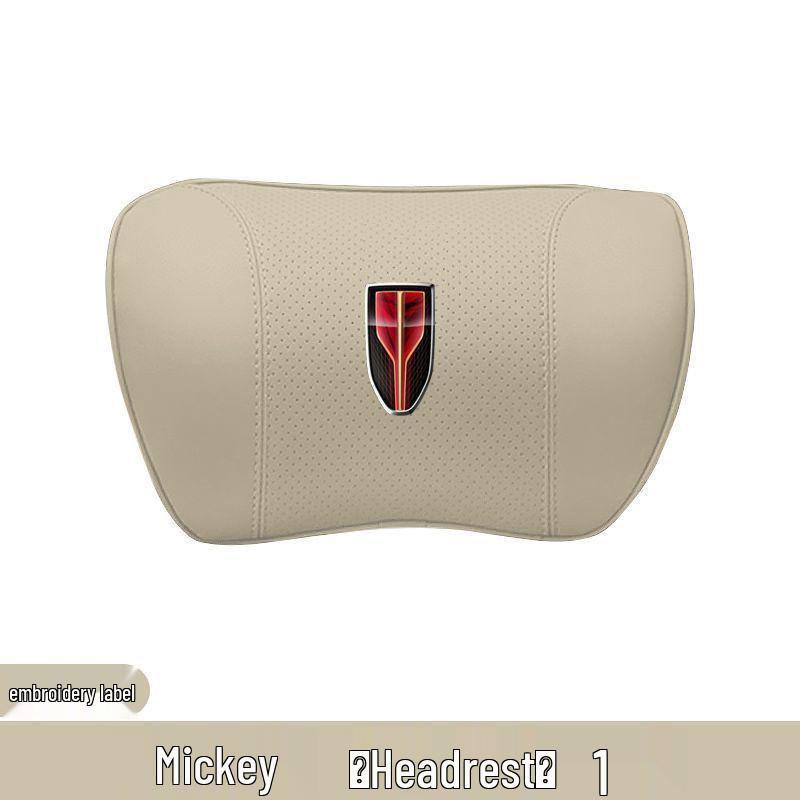 Compatible with Hongqi HS5/H5/HS7/H7/H9 headrest and neck pillows, automotive memory foam lumbar support for car interiors.
