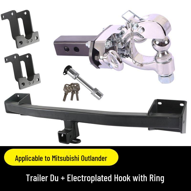 Mitsubishi Outlander Rear Bumper Thickening Trailer Hitch Hook for RV/Yacht Towing
