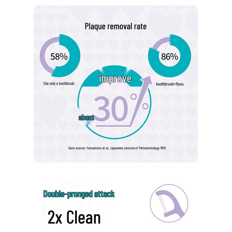 Watsons Mint Double Line Dental Floss Picks, 12-Pack