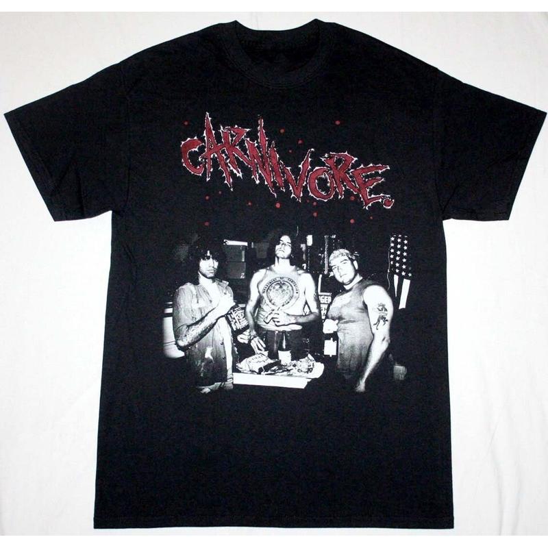 Carnivore Band couleur noire toutes tailles t-shirt Bl891 S