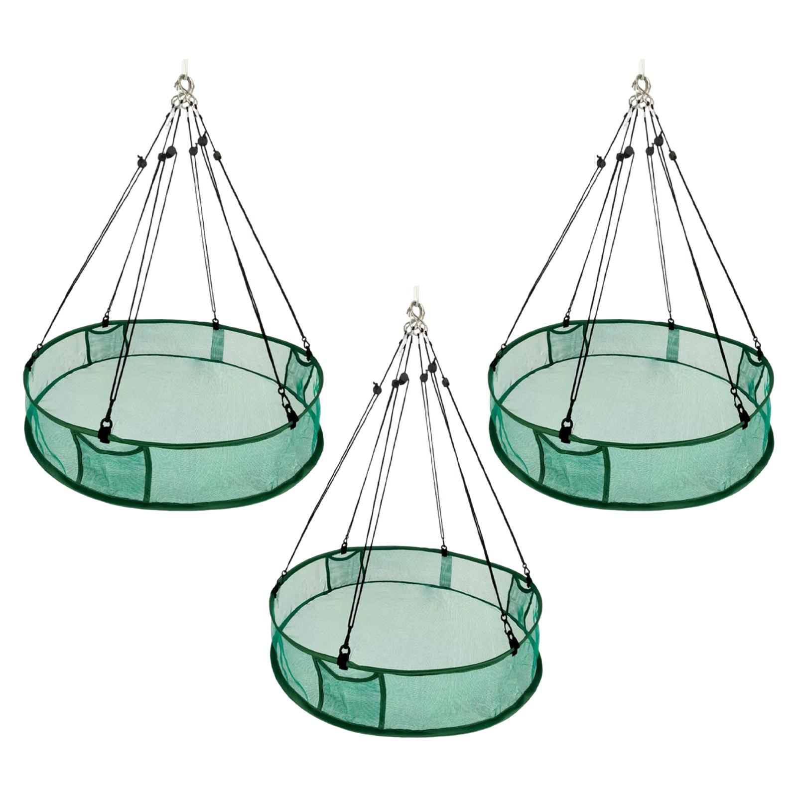 Efficient Debris Collection Bird Seed Catcher Tray for Outdoor Bird Feeders Station with Windproof Hanging Hoop