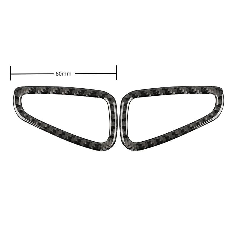 

Для Chevrolet Camaro 2017-2022 аксессуары из углеродного волокна для салона автомобиля, вентиляционное отверстие, декоративная рамка, наклейки