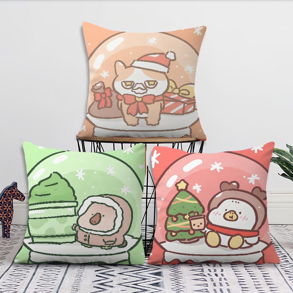 Christmas Cartoon Crystal Ball cushion cover Pillow Cover Decoration Room Home Sofa living Office Car Nordic Simplicity