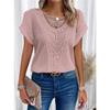 Lace Patchwork Short Sleeve T-shirt