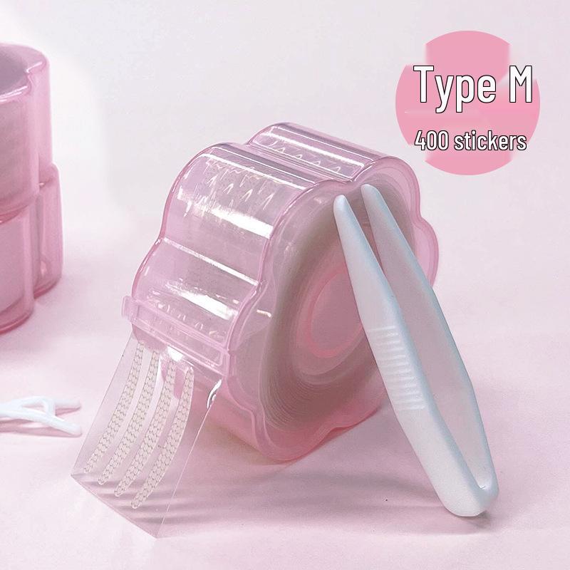Natural Mesh Double Eyelid Tape - Invisible, Self-Adhesive Roll for Beautiful Eyes