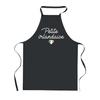 Kitchen Apron - PLANETEE - Little Irish - Black - Breton Pattern - 90x60 Cm