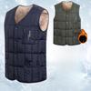Winter Daunenweste Herren Übergröße Herren Dickes Lammfell Tank Coat Mode Warme Weste Wattierte Ärmellose Jacken