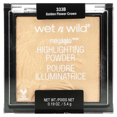 Wet n wild, Poudre Illuminatrice MegaGlo, Couronne de Fleurs Dorées, 0,19 oz (5,4 g)