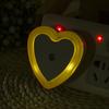 Heart-Shaped LED Night Automatic Sensor Light Bedroom Hallway Stairs Wall Lamp