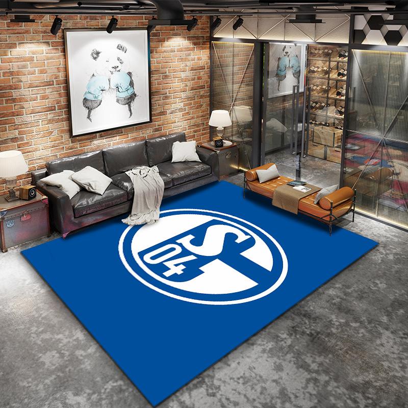Fc Schalke Carpet Rug For Living Room Bedroom Home Sofa Decoration Kids Play Nonslip Floor Mat