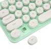 Wireless Keyboard Mouse Combo   Portable Retro Silent 2.4G Wireless 68 Keys   Keyboard Mouse Set