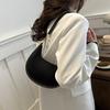 New Fashionable High-end Moon-shaped Baseball Bag Showing Luxury Women's Single Shoulder Bag Underarm Hobo Bag