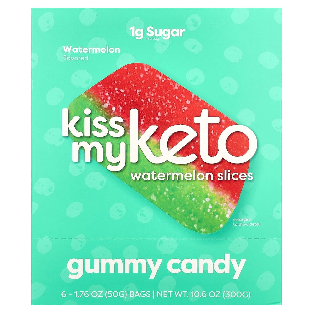 iHerb Gummy Candy Sliced Watermelon 6-Pack, 50g Each 6 ea - 1 ea