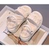 Summer Girls Sandals Silver Soft-Sole Princess Shoes Breathable Beach Footwear for Little Girls Older Kids