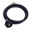 RV Gas Hose with QCC1 Connector Flexible Safe Connection 6FT Length Pigtail Hose for RV Van Trailer Gas Tank