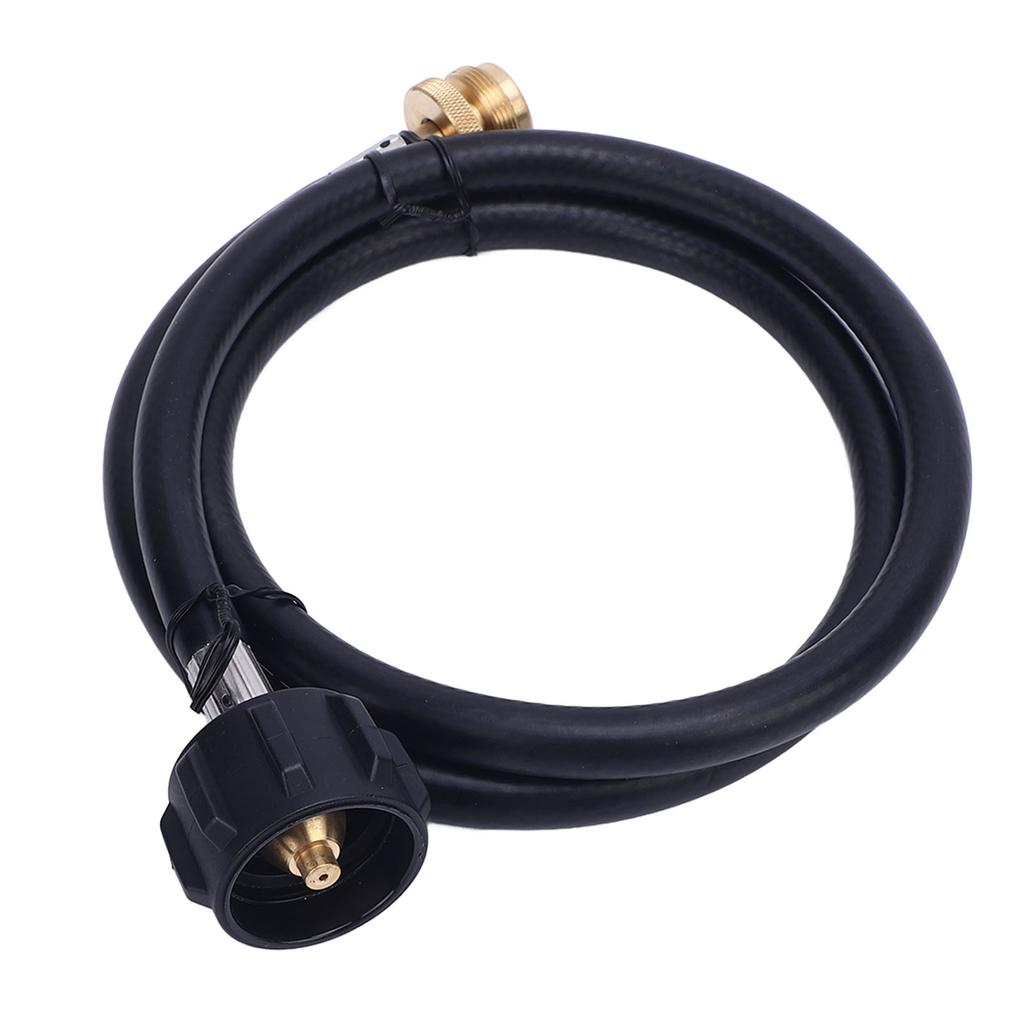 RV Gas Hose with QCC1 Connector Flexible Safe Connection 6FT Length Pigtail Hose for RV Van Trailer Gas Tank