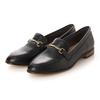EVOL Women's Genuine Leather Round Bit Loafers IT8092 BLS 22.0 Cm