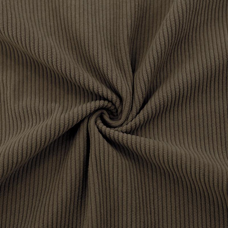 Men's Hoodie Outdoor Casual Button Up Collar Loose Corduroy Color Blocked Long Sleeved Shirt