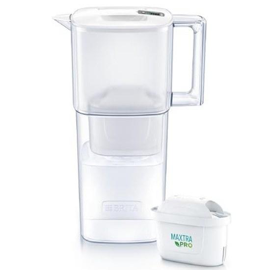 Brita Water Purifier Pitcher Capacity 1.15L (Total 2.2L) Includes 1 Refill Maxtra Pro Cartridge Fits Refrigerator Compact Suitable Single Living PFOS