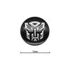 4Pcs 56+60mm Autobots Logo Transformers Badge Emblem Stickers Car Wheel Hub Center Caps Rim Cover Auto Decoration Accessories