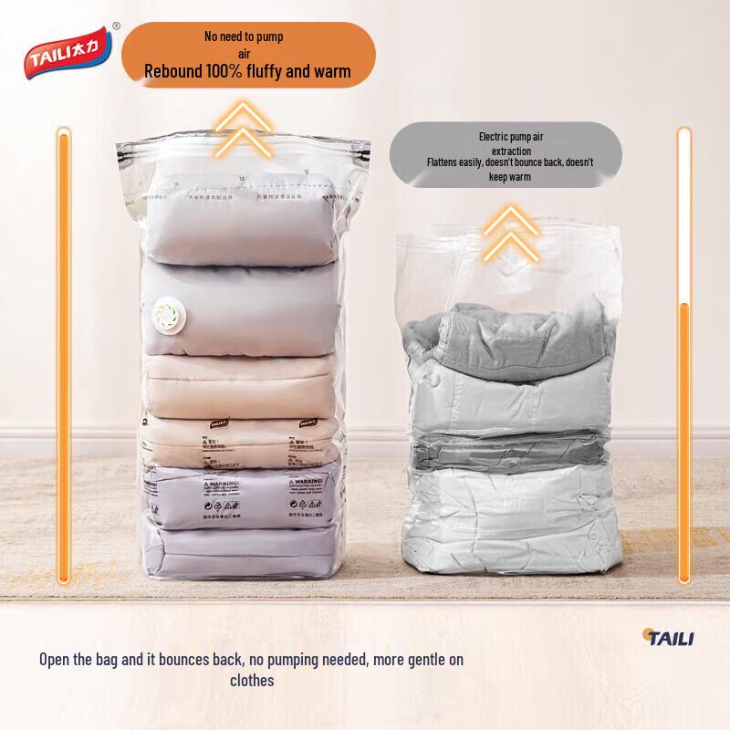 Taili Vacuum Self-Sealing Storage Bag Set