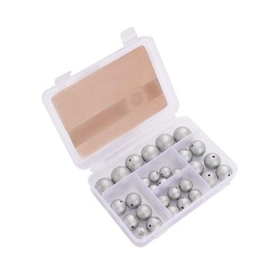 ECOFT for Coated Fishing Various Size Single Sizes and Boxed Mixed Sets for Deep and Shallow Sea Fishing Mixed Lead-Free Sinkers, 10g-200g, Spherical,