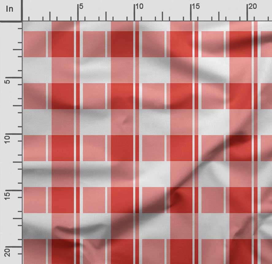Soimoi Check Print,  Cotton Cambric, Quilting Fabric Sold by The Yard 42 Inch Wide, Medium Weight Cotton Fabric, Sewing  Supplies,Baby
