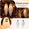 Halloween Hanging Ghost Decoration Indoor Outdoor Hanging Scary Ghost Prop for Party Haunted House Halloween Festival Decoration