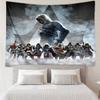 Tapeçaria com Estampa de Assassin's Creed, Fundo, Montagem Fácil, Ideal para Quarto, Escritório e Sala de Estar, com Decoração Estética para Pendurar na Parede.