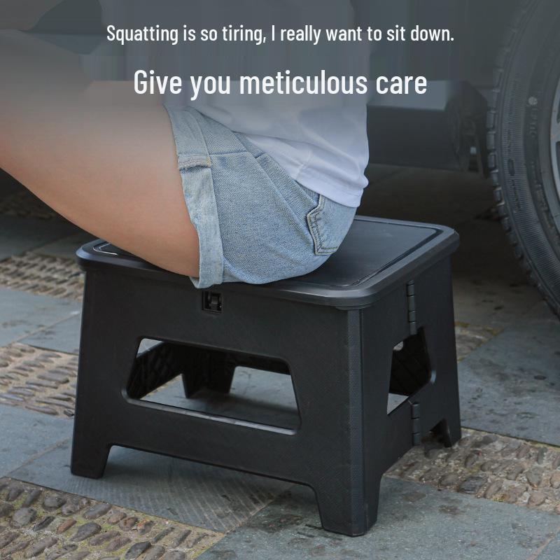 Portable Odor-Proof Folding Camping Toilet for Adults