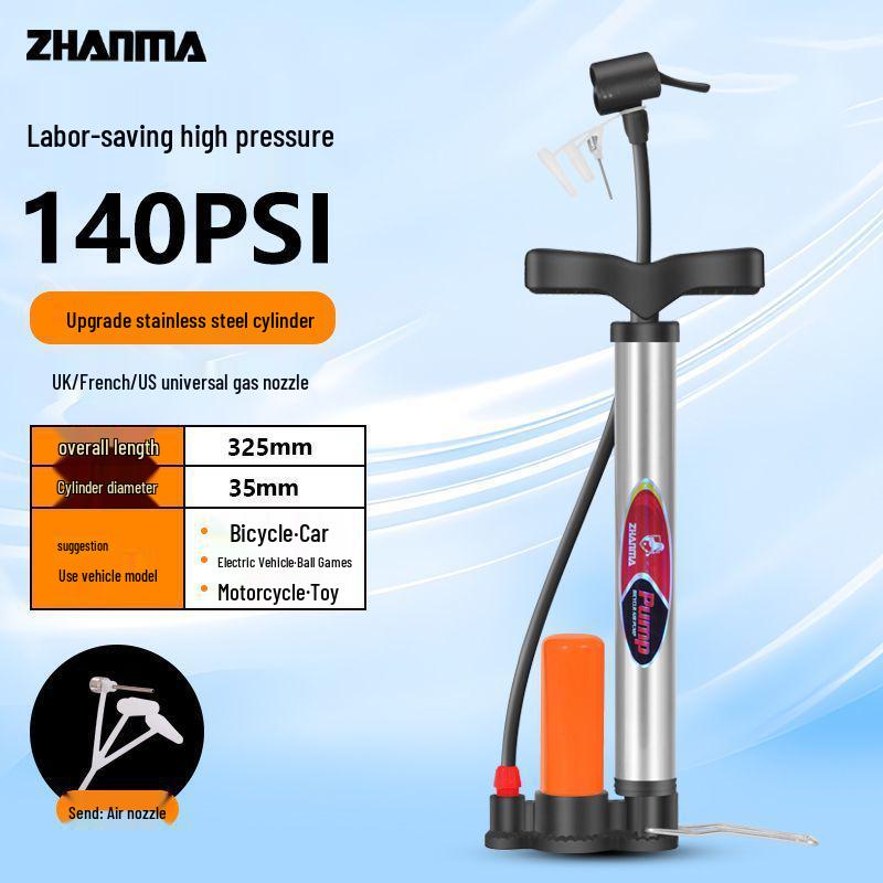 Universal High-Pressure Electric Air Pump for Bicycles, Motorcycles, Cars, and Sports Equipment