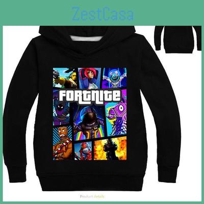 Game Kids Fortnite Hoodie Boys Girls Hoody Tops Jumper Sweatshirt Pullover