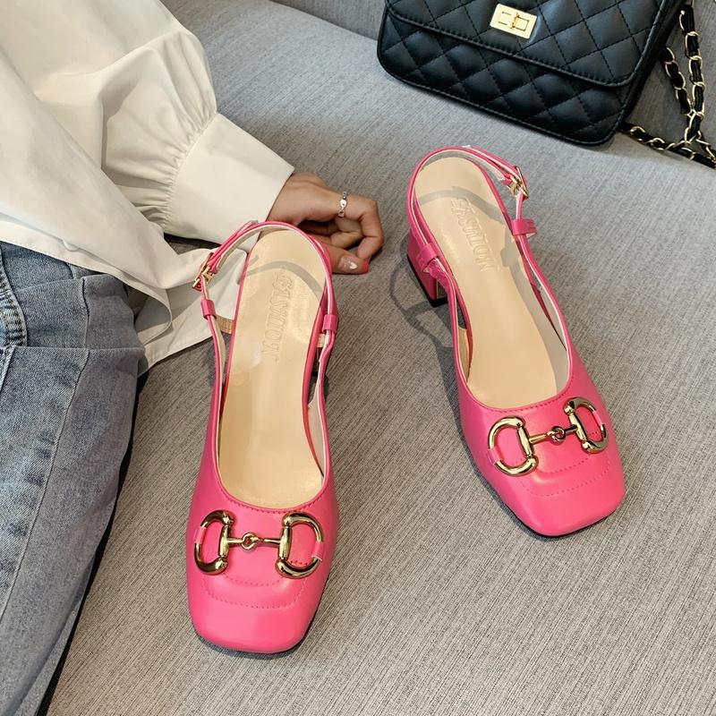 Fashion Women 'S High -Heeled Shoes Summer With Heels Women 'S Single Shoes  Women 'S High -Heeled Sandals Beach Slippers Pumps