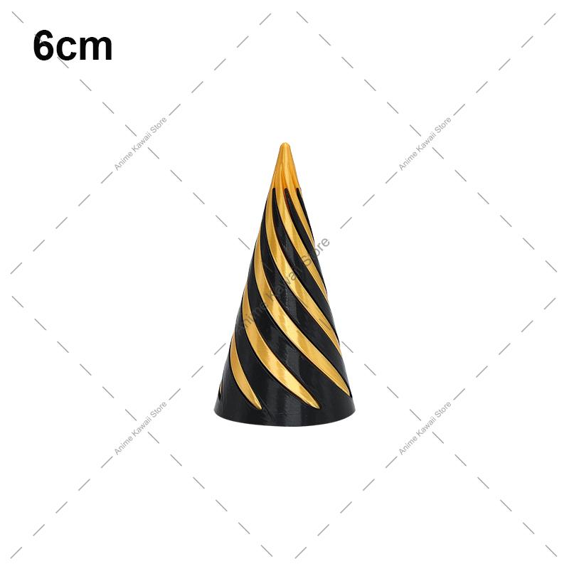 3D Printed Mini Spiral Cone Impossible Pyramid Passthrough Fidget Toy Stress Relief Screw Toys Christmas Tree Desktop Decoration