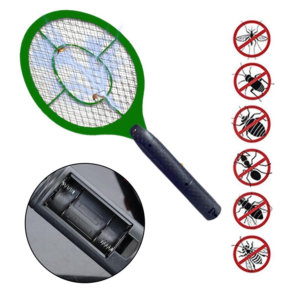 Insects Mosquito Killer 1 Pieces Bug Zapper Mosquito Cordless Battery Power Fly Zapper Swatter Electric Racket For Bedroom