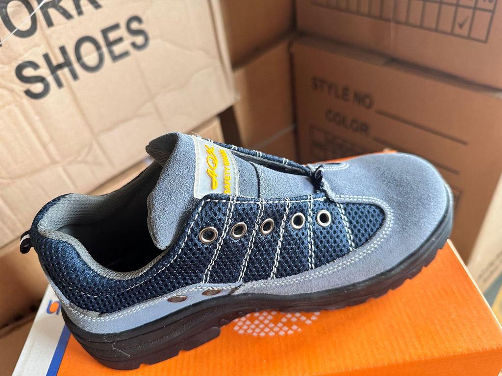 Herren Atmungsaktive Leichte Sicherheitsschuhe - Durchtrittsicher, Durchstichfest, Abriebfest, Geruchshemmend für Baustellen