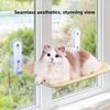 Cat Window Hammock With Suction Cup Mount For Sunbathing And Cozy Resting