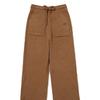 Teddy Ribbed Knit Pants  Brown 
