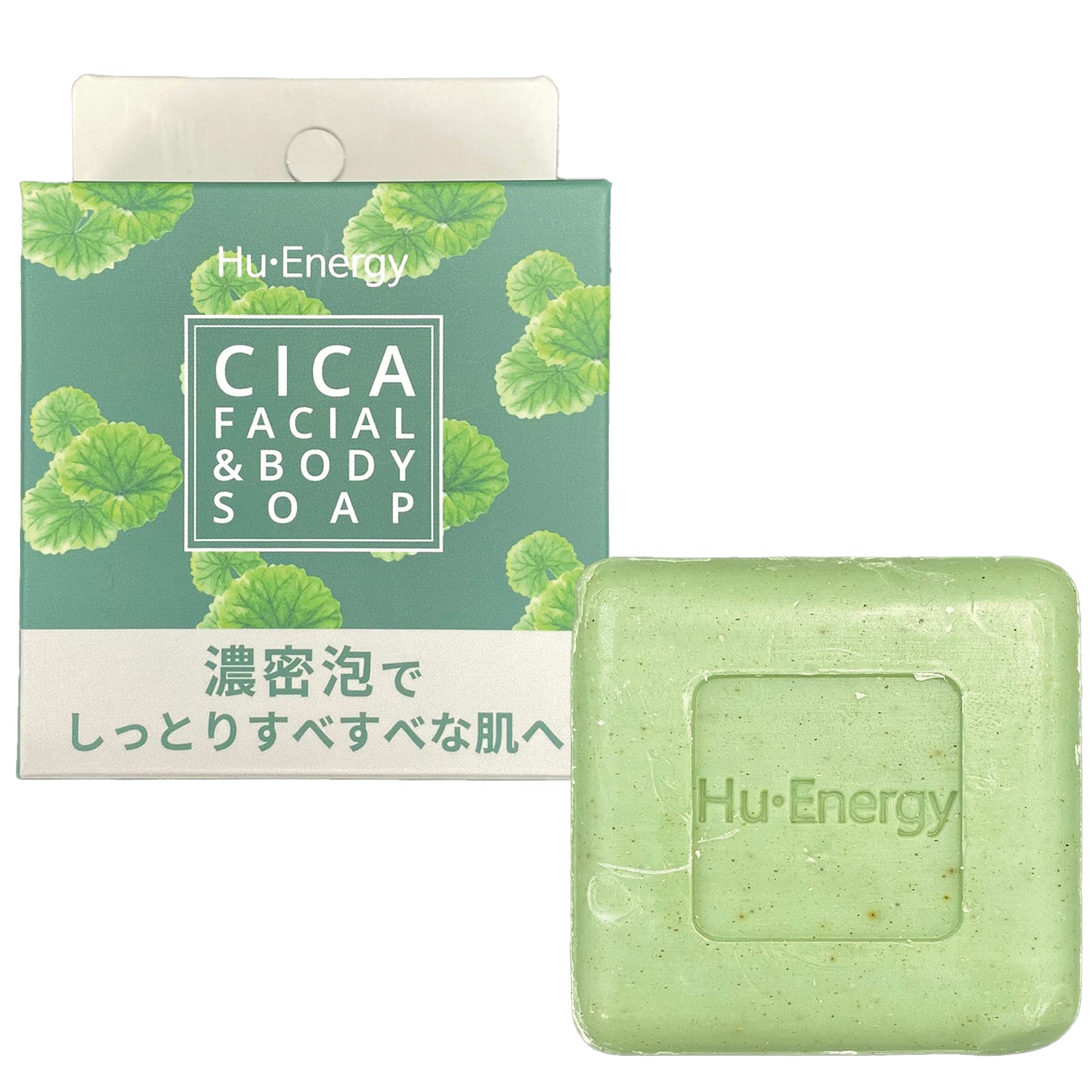 

Popberry Huena Мыло CI 100 г 1 шт. Кусковое мыло для лица и тела CICA Корейская косметика