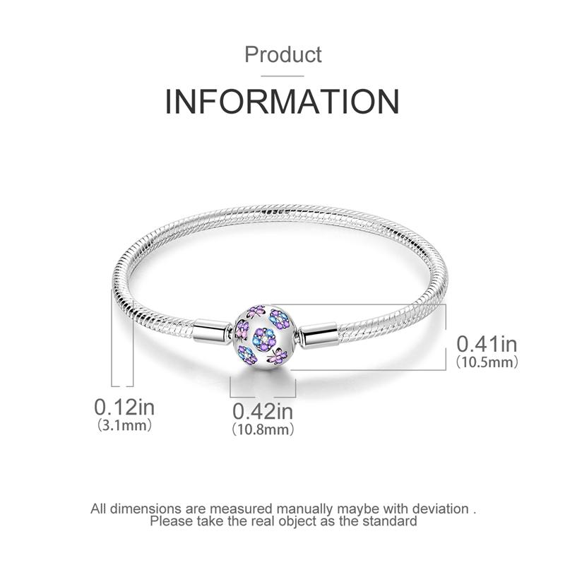 New Original 925 Silver Bracelet Heart Butterfly Bracelet For Women Fit Original Bracelet Charms Beads Jewelry DIY Gift