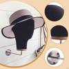 Mannequin Head Hat Display Stand Rack Woman for Hairpieces Elegant Manikin Wall Mounted