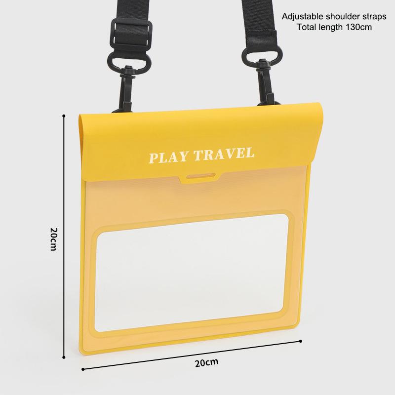 Large Capacity Waterproof Phone Case Adjustable Touch Screen Swimming Waist Bag, Underwater Bag Mobile Belt Bag Protector Pouch