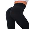 Damen-Leggings mit hoher Taille, reine Farbe, Stretch, Sport, Fitness, Laufen, Jogger, dünne lange Hose, Yoga-Hose