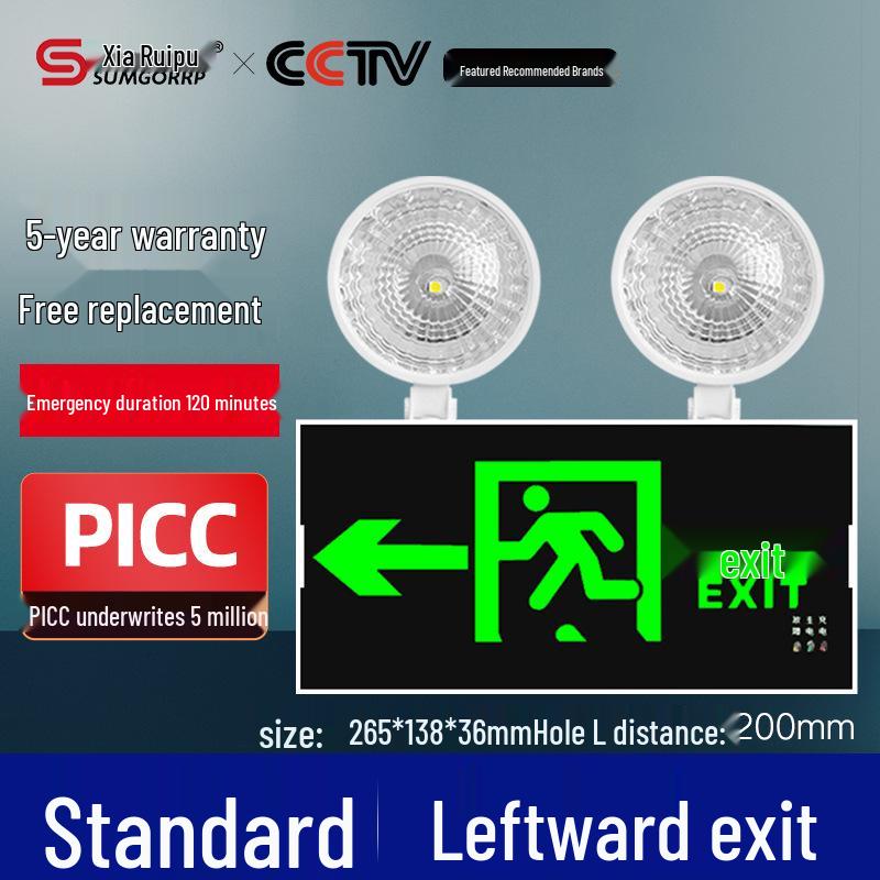 Multifunctional Super Bright Emergency Exit Light & Sign