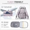 Under Seat Travel Backpack, Laptop Hand Luggage Travel Backpack Mochila Viaje Cabina Avion 40x20x25, Student School Backpack