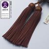 Takita Shoten Buddhist Altar Shop Kyoto Prayer Beads for Men, Striped Ebony (Matte Finish), 2 Red Tiger's Eye Beads, 22 Beads, Comes with Prayer Bead