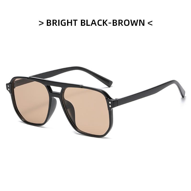 High-End Trend Double Bridge Aviator Sunglasses for Men and Women
