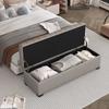 Extended Bedroom Storage Shoe Bench & Footrest